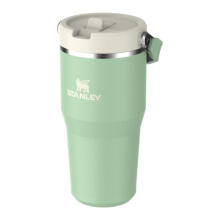 Thermo mug with straw The IceFlow Flip Straw 2.0 Tumbler 0.59L in pistachio color