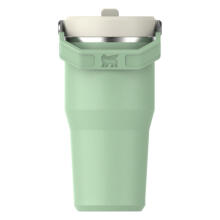 Thermo mug with straw The IceFlow Flip Straw 2.0 Tumbler 0.59L in pistachio color