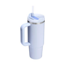 Thermo mug with straw The Quencher H2.O FlowState Tumbler 0.89L light blue