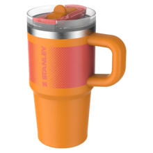 Thermo mug with straw The Quencher ProTour Flip Straw Tumbler 0.59L orange