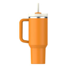 Termokrūze ar salmiņu The Quencher H2.O FlowState Tumbler 1.18L oranža