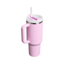 Thermo mug with straw The Quencher H2.O FlowState Tumbler 0.89L pink