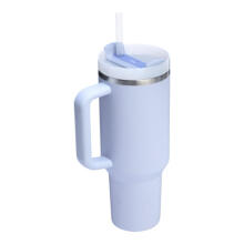 Thermo mug with straw The Quencher H2.O FlowState Tumbler 1.18L light blue