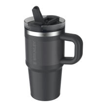 Thermo mug with straw The Quencher ProTour Flip Straw Tumbler 0.59L black