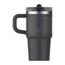 Thermo mug with straw The Quencher ProTour Flip Straw Tumbler 0.59L black