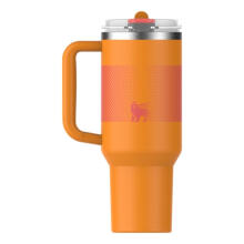 Thermo mug with straw The Quencher ProTour Flip Straw Tumbler 1.18L orange