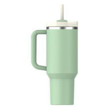 Thermo mug with straw The Quencher H2.O FlowState Tumbler 1.18L in pistachio color