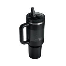 Thermo mug with straw The Quencher ProTour Flip Straw Tumbler 1.18L black