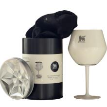 The Lifted Spirits 2-in-1 Cocktail Glass 0.42L in glossy cream color
