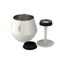 The Lifted Spirits 2-in-1 Cocktail Glass 0.42L in glossy cream color