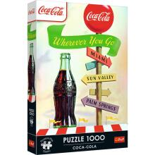 TREFL Premium Plus Пазл Coca-Cola: куда бы ты ни пошёл, 1000 шт.