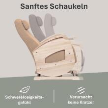 NeiLux Design Relaxing Rocking Chair Art.278409 Beige Кресло-качалка для кормления