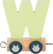 Small foot Letter Train Locomotive Art.278428 Wood letter,1 psc