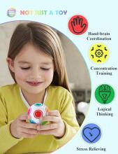 Kidsworld Magic Rainbow Ball Art.278452 Attīstoša bumba