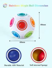 Kidsworld Magic Rainbow Ball Art.278452 Attīstoša bumba