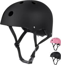 Flintronic Bicycle Helmet Art.278456 Black Sertificēta, regulējama ķivere bērniem M (48-52 cm)