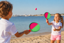 I-Toys Catch Ball 2 in1 Art.278524 Набор ракетки с мячиком для игры на свежем воздухе