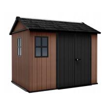 Garden shed Newton Plus 9x7.5 brown
