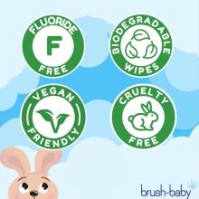 Brush Baby Teething Wipes Art.BRB109  Салфетки для зубов,1 шт.0-16m