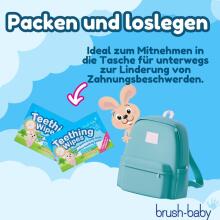 Brush Baby Teething Wipes Art.BRB109  Салфетки для зубов,1 шт.0-16m
