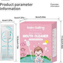Kidsworld Oral Care Stick Art.278739 Smaganu mīksts marles tīrīšanas stienītis