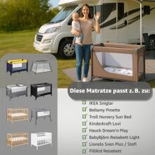 Travel Mattress Art.278757 Owls Matracis ceļojuma gultiņām