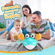 Crab Baby Toy Art.278759 Interaktīvais krabju kāpurs ar skaņu