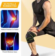 Acwoo Knee Support Art.278762 Medicīniskais regulējams ceļa atbalsts ar sānu stabilizatoriem un ceļa skriemeļa gēla spilventiņu