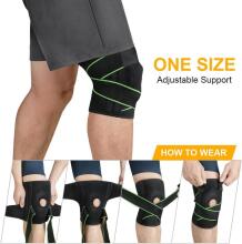 Acwoo Knee Support Art.278762 Medicīniskais regulējams ceļa atbalsts ar sānu stabilizatoriem un ceļa skriemeļa gēla spilventiņu