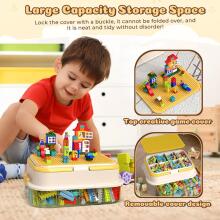 Storage Box for Lego Bricks  Art.278766 Creative storage box with integrated base plate