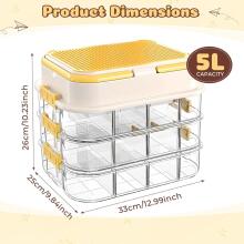 Storage Box for Lego Bricks  Art.278766 Creative storage box with integrated base plate