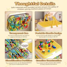 Storage Box for Lego Bricks  Art.278766 Creative storage box with integrated base plate