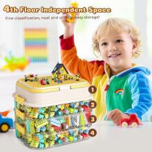 Storage Box for Lego Bricks  Art.278766 Creative storage box with integrated base plate
