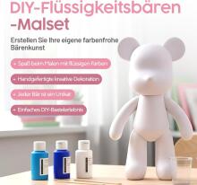 DIY Painting Liquid Bear Figure Kit - Home Decorations Art.278855 Komplekts radošais darbs Lācis