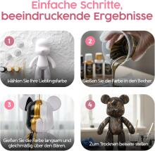 DIY Painting Liquid Bear Figure Kit - Home Decorations Art.278855 Komplekts radošais darbs Lācis