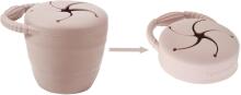PandaEar Silicone Baby Crockery Set Art.278869 Pink Набор посуды из силикона