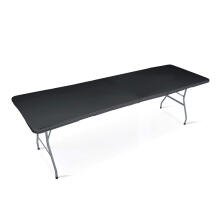 Folding Garden Catering Table 244 cm Plonos Black
