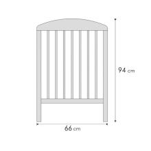 La Bebe™ Kids Wood Cot Sosna Art.279424 Natural Детская деревянная кроватка 120x60см