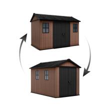 Garden shed Newton Plus 11x7.5 brown
