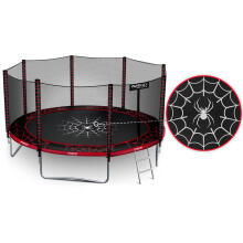13ft/404cm Garden Trampoline with External Net and Ladder Neo-Sport