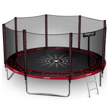13ft/404cm Garden Trampoline with External Net and Ladder Neo-Sport