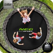 14ft/435cm Dārza Trampolīns ar Iekšējo Tīklu un Kāpņu Neo-Sport
