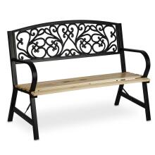 Garden bench with backrest 122 x 88.5 x 55.5 cm Sofotel Ivy