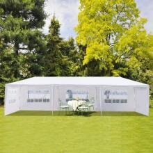 Dārza komerciālais paviljons, 3x9 m, 8 sienas, balts, MultiGarden