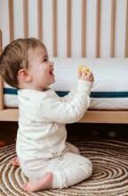 La Bebe™ Silver Care Coco-Air Art.83331 Baby cribbed matress for standart cribbed [120x60cm] with silver threads