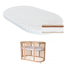 La Bebe™ Silver Care Coco-Air Art.83331 Baby cribbed matress for standart cribbed [120x60cm] with silver threads