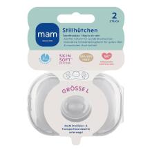 Mam Nipple Shield Art.279939 Krūšgalu aizsargi no mīksta silikona M izmērs