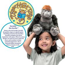 Kidsworld Plush Toys Gorilla  Art.279956 High-quality soft, plush toy Gorilla, 36 cm