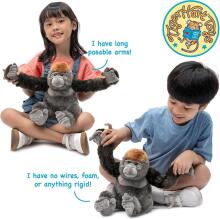 Kidsworld Plush Toys Gorilla  Art.279956 High-quality soft, plush toy Gorilla, 36 cm