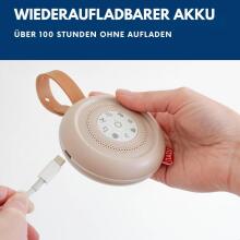 Baby Basic Noise Accessories Baby Sound Machine Art.279965 White Портативная звуковая машина со шнурком и звуковыми эффектами